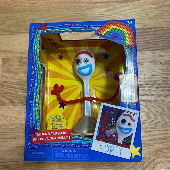 Disney Toy Story Forky Talking Action Figure Walking NEW - Picture 2 of 6
